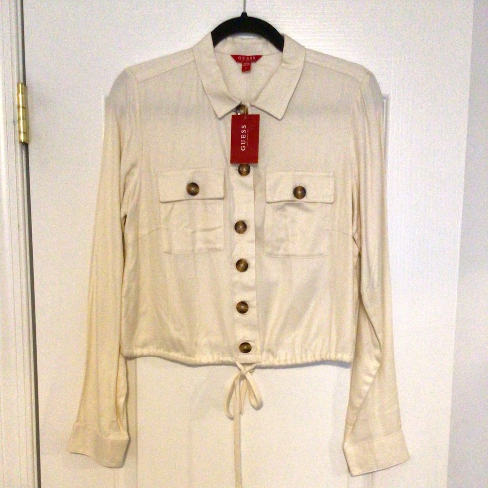 Guess Long Sleeve Utility Shirt